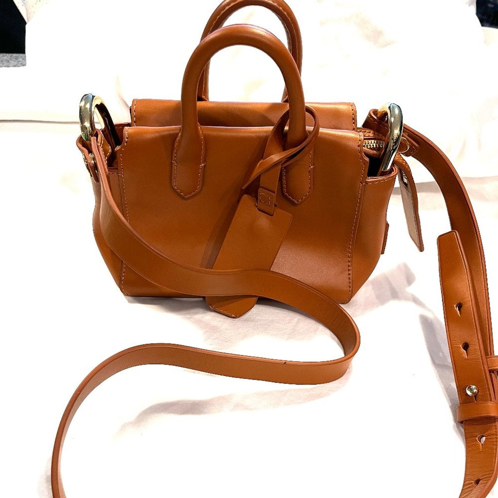 J. Crew Brown Leather Crossbody Handbag